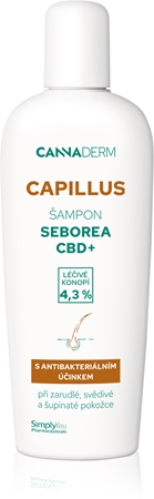 Cannaderm Capillus Seborea CBD+ šampón šampón proti lupinám