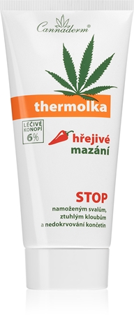 Cannaderm Thermolka hřejivé mazání masážní krém s hřejivým účinkem