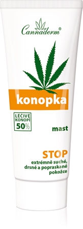 Cannaderm Konopka Ošetření suché pokožky mast pro velmi suchou pokožku