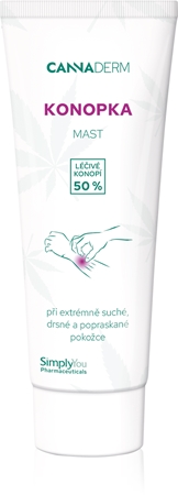 Cannaderm Konopka Ošetrenie suchej pokožky masť pre veľmi suchú pokožku