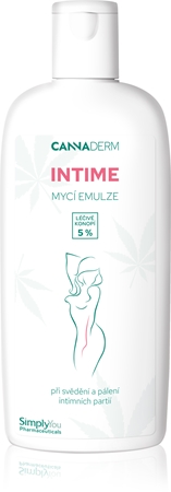 Cannaderm Intime Čistiaca emulzia emulzia pre intímnu hygienu s konopným olejom