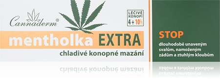 Cannaderm Mentholka EXTRA cannabis joint and muscles treatment gel revigorant cu mentol si canepa pentru alinarea durerilor și a înțepenirii articulațiilor
