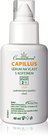 Cannaderm Capillus Kofeínové sérum na vlasy sérum na vlasy s kofeínom