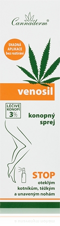 Cannaderm Venosil cannabis spray deodorant pentru picioare cu conținut de cânepă activă