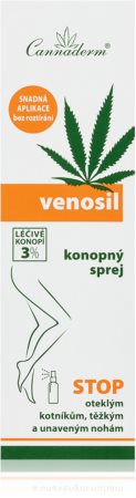 Cannaderm Venosil cannabis spray láb spray aktív kenderrel