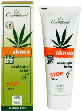 Cannaderm Aknea Krém na obličej pleťový krém pro problematickou pleť