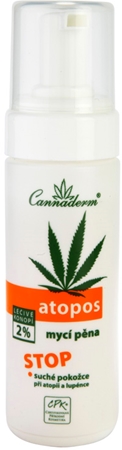 Cannaderm Atopos Cleansing foam mousse nettoyante