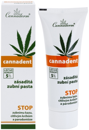 Cannaderm Cannadent Alkaline toothpaste fogkrém gyógynövényekkel kender olajjal