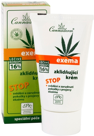 Cannaderm Exema Zklidňující krém zklidňující krém s konopným olejem