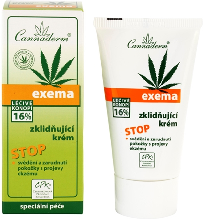 Cannaderm Exema Zklidňující krém zklidňující krém s konopným olejem