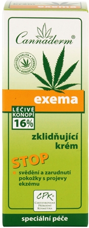 Cannaderm Exema Zklidňující krém zklidňující krém s konopným olejem