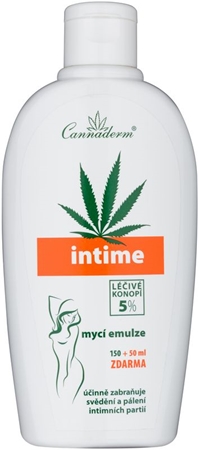 Cannaderm Intime Čisticí emulze emulze pro intimní hygienu s konopným olejem