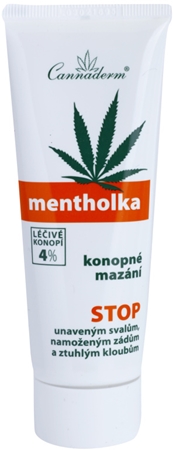 Cannaderm Mentholka chladivé mazání Hanf Gel mit kühlender Wirkung