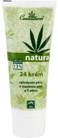 Cannaderm Natura Cream for Oily Skin dnevna in nočna krema za mastno kožo