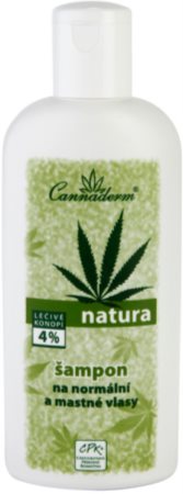 Cannaderm Natura Shampoo for Normal and Oily Hair Schampo Med hampolja
