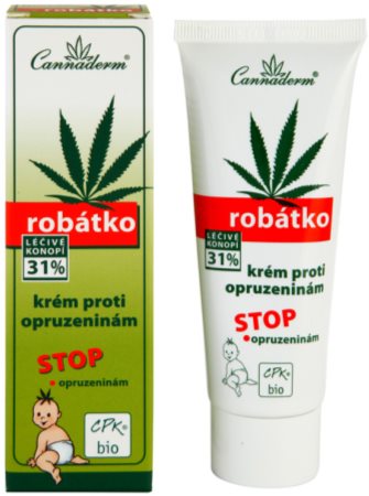 Cannaderm Robatko Diaper Cream vaippaihottumavoide sisältää hamppuöljyä