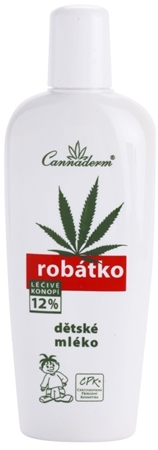 Cannaderm Robatko Body lotion for kids leche corporal de masaje para bebés con aceite de cáñamo
