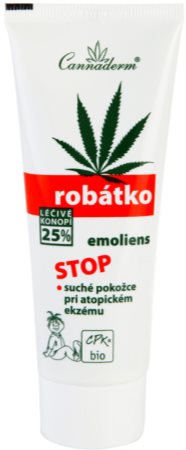 Cannaderm Robatko Emoliens Cream for Atopic Skin creme protetor para bebé com óleo de cannabis