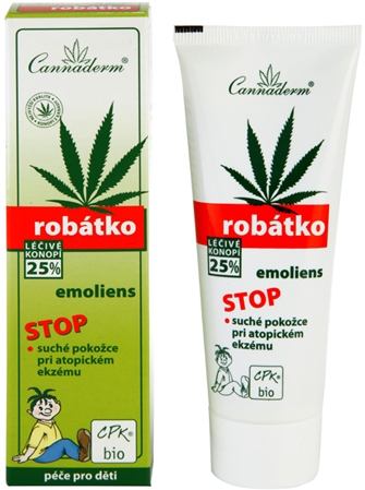 Cannaderm Robatko Emoliens Beschermings Crème voor Kids met Hennepolie