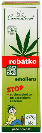 Cannaderm Robatko Emoliens Beschermings Crème voor Kids met Hennepolie