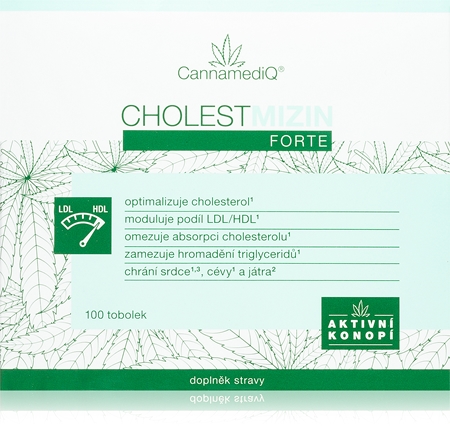 CannamediQ Cholestmizin Forte tobolky pro udržení normální hladiny cholesterolu