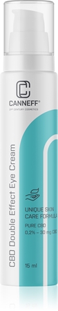 Canneff Balance CBD Double Effect Eye Cream oční krém pro korekci tmavých kruhů a vrásek