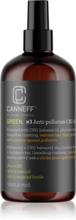 Canneff Green Anti-pollution CBD & Plant Keratin Hair Spray leöblítést nem igénylő ápolás hajra