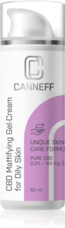 Canneff Balance CBD Mattifying Gel-Cream géles krém az aknéra hajlamos zsíros bőrre