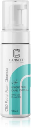 Canneff Balance CBD Facial Foam Cleanser hydratační čisticí pěna s konopným olejem