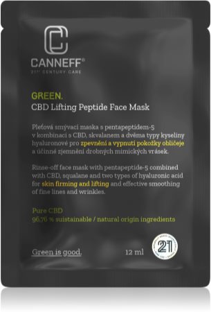 Canneff Balance CBD Day Cream Tvirtinoša un nostiprinoša maska ar peptīdiem