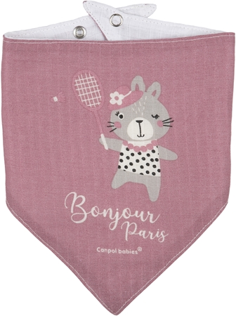 Canpol babies First Muslin Bib Bonjour Paris baby bib