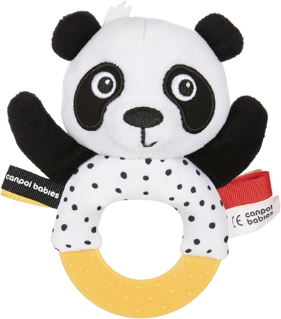 Canpol babies BabiesBoo Teether and Rattle chew toy with rattle