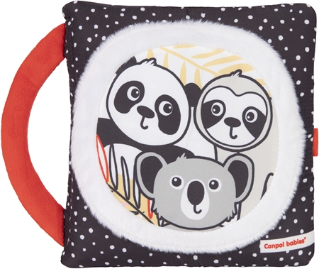 Canpol babies BabiesBoo Sensory Activity Book kontrastní edukativní knížka