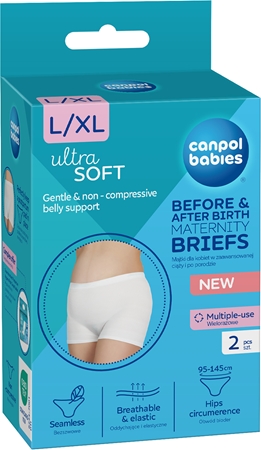 Canpol babies Maternity Briefs graviditets- og efterfødselstrusser 2-i-1