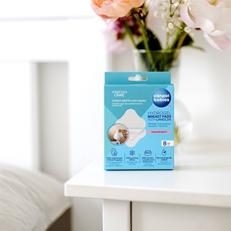 Canpol babies Hydrogel Breast Pads hydrogelové hojící prsní polštářky s lanolinem