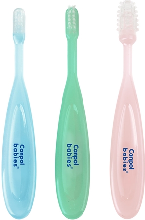canpol babies Hygiene Kinder Tandenborstel voor Tanden en Tandvlees 3 ks