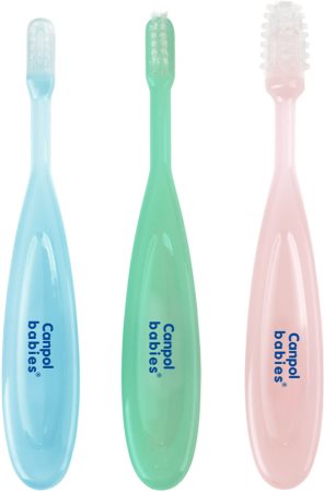 canpol babies Hygiene spazzolino per denti e gengive per bambini 3 ks