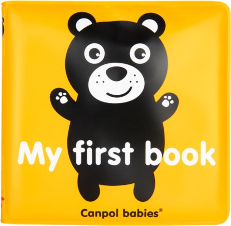 Canpol babies Soft Playbook εκπαιδευτικό βιβλίο δραστηριοτήτων με έντονα χρώματα με ήχο