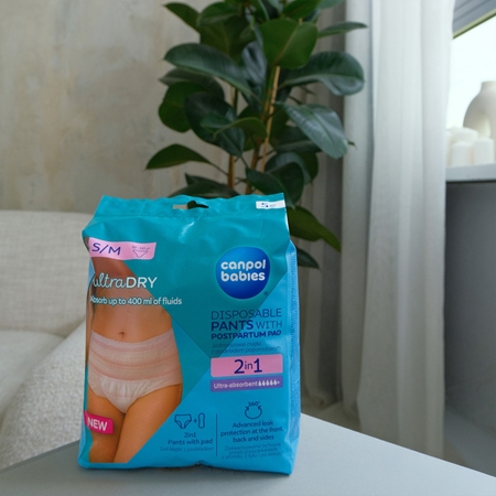Canpol babies Pants With Postpartum Pad postpartum underwear single-use