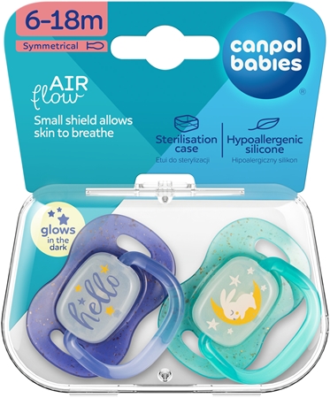 Canpol babies NIGHTGLOW Boy chupeta