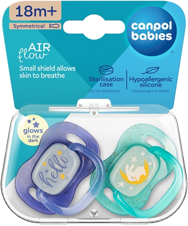 Canpol babies NIGHTGLOW Boy dudlík