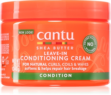 CANTU Shea Butter Leav-In Cond Cream bezoplachový kondicionér pro vlnité a kudrnaté vlasy