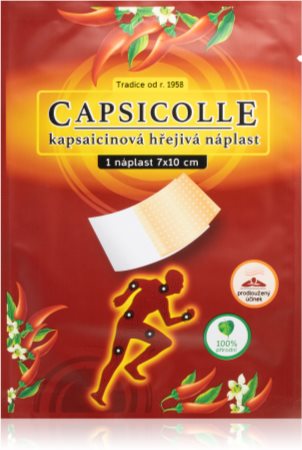 Capsicolle Capsaicin patch 7 × 10 cm melegítőtapasz erősebb fájdalomcsillapító hatással