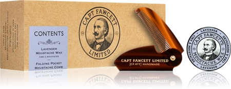 Captain Fawcett Gift Box Lavender sada (na vousy)