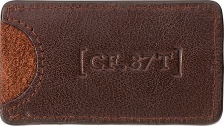 Captain Fawcett Accessories Leather Moustache Comb Sleeve kožené pouzdro pro skládací kapesní hřeben