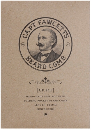 Captain Fawcett Accessories Pente de barbear desdobrável