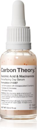 Carbon Theory Succinic Acid & Niacinamide obnovující pleťové sérum pro problematickou pleť