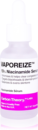 Carbon Theory Vaporeize 10% Niacinamide Serum Facial Serum with niacinamide and zinc