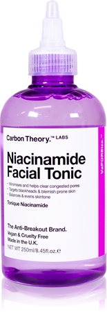 Carbon Theory Vaporeize Niacinamide Facial Tonic Cleansing Tonic with niacinamide