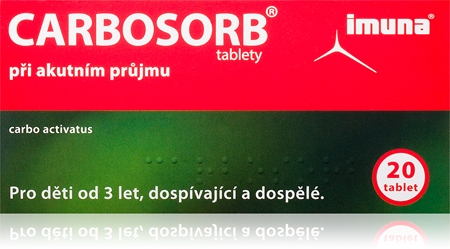 Carbosorb Carbosorb 320 mg tablety k léčbě průjmu